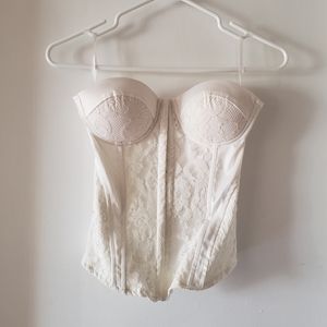 Charlotte Russe White Corset